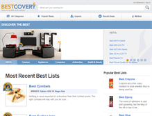 Tablet Screenshot of bestcovery.com
